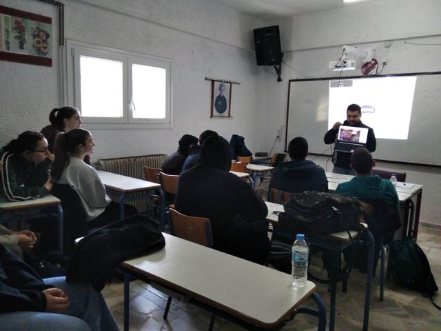 Cada professor me recebeu em sua aula
