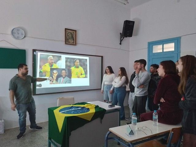 Mostrando o Brasil no telão