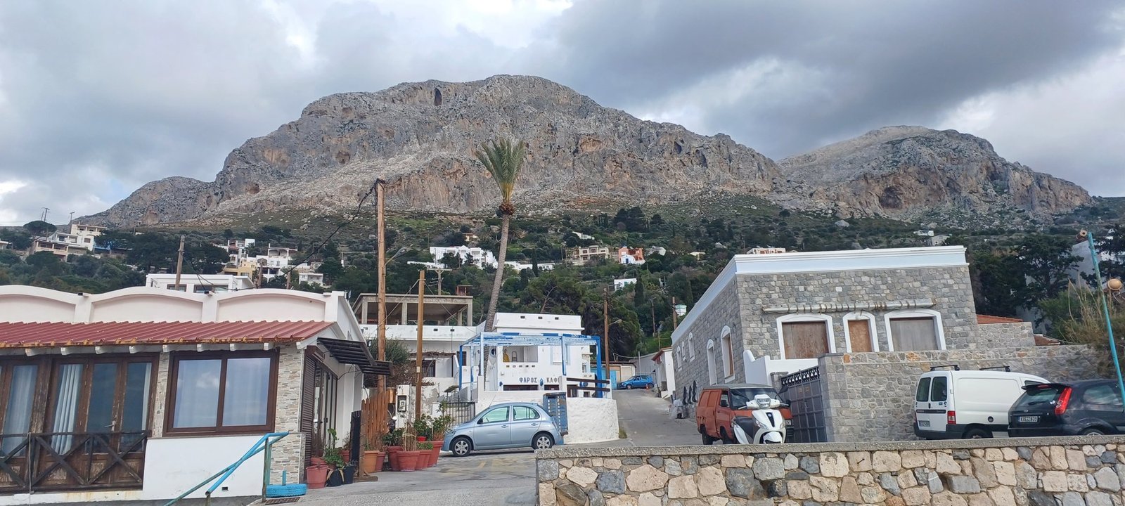 Os paredões de Kalymnos
