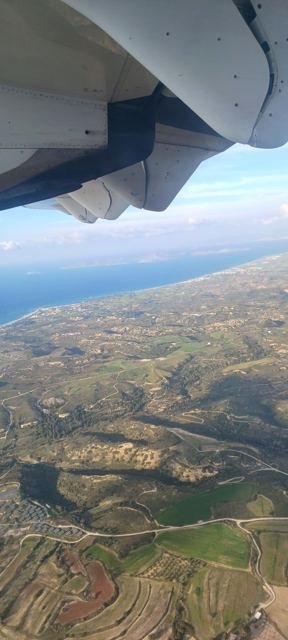 O litoral de Kos visto do alto