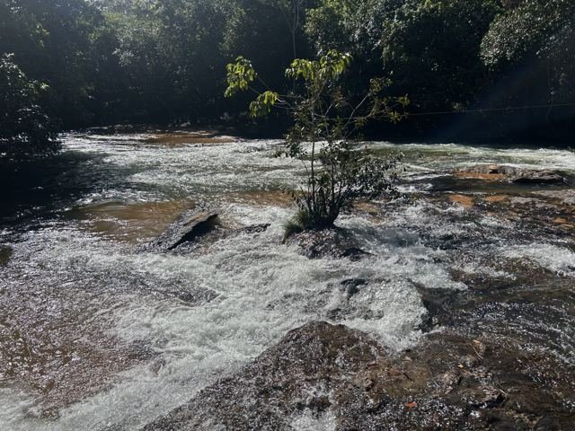 Mais uma corredeira escondida no meio da mata