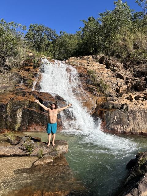 Debaixo da cachoeira