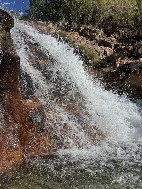 A força da água na pedra