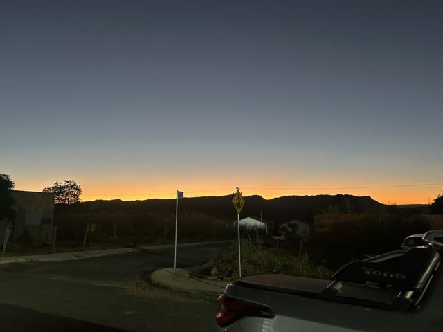 Quarto dia: acordar às 5h45 para ver o céu clarear