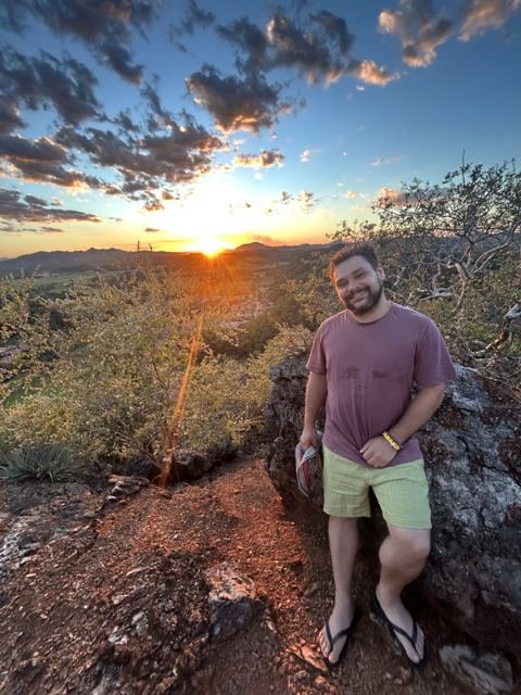 Último pôr do sol nas Serras Gerais